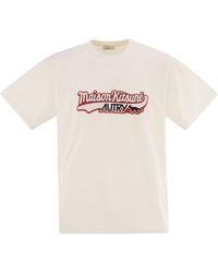 Autry X Maison Kitsune - T Shirt With Logo - Lyst