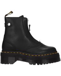 Dr. Martens - Dr. Martens Jetta Mujers Botas de Cuero Negras - Lyst