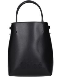 Chloé - Chloé Borse A Mano Sense Donna Pelle Nero - Lyst