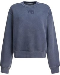 Alexander Wang - Logo Puff Print Sweatshirt - Lyst