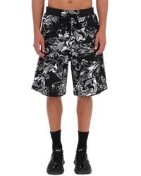 Versace Jeans Couture - Short Pocelain Baroque - Lyst