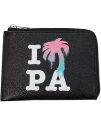 Palm Angels - Dokumentieren Halter Männer Haut schwarz - Lyst