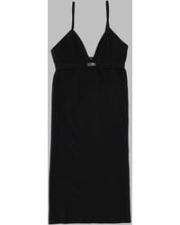 MM6 by Maison Margiela - Sleeveless Slip Midi Dress - Lyst