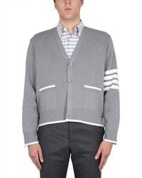 Thom Browne - 4Bar Stripe Cardigan - Lyst