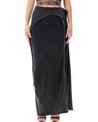OTTOLINGER - Slitted Maxy Skirt - Lyst
