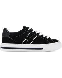 Hogan - Flache Schuhe schwarz - Lyst