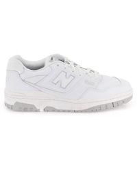 New Balance - 550 sneakers bianche grigie - Lyst