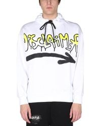 DISCLAIMER - Sweatshirt With Logo Print - Lyst