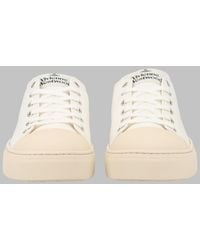 Vivienne Westwood - Neutrals Low Top Primsoll Cotton Sneakers - Lyst