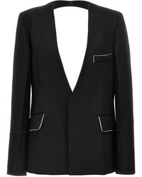 Victoria Beckham - Blazer Met Puntige Schouder - Lyst