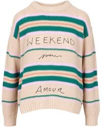 Weekend by Maxmara - Pulls de week-end max mara beige - Lyst