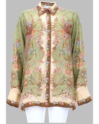 Zimmermann - Shirt Indra Silk - Lyst