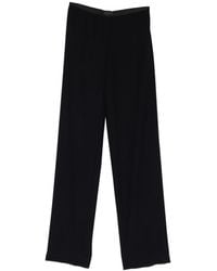 Emporio Armani - Cady Straight-Leg Trousers - Lyst