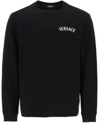 Versace - Milano Stamp Met Lange Mouwen T -shirt - Lyst