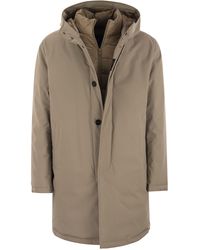 Fay - Morning Down Bouded Coat - Lyst