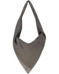 Benedetta Bruzziches - Metal Knit Ursula Shoulder Bag - Lyst
