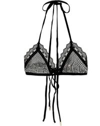 The Attico - Rhinestone Bra Intimo Nero-Donna - Lyst
