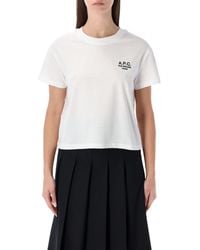 A.P.C. - Rue Madame Heavy Cotton Boxy T-Shirt - Lyst