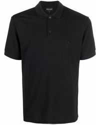 Giorgio Armani - Piqeut Cotton Polo Shirt - Lyst