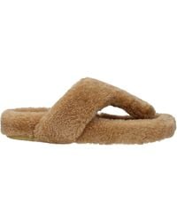 Loewe - Slippers And Clogs Fur - Lyst