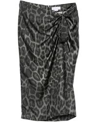 Stella McCartney - High-Rise Knot Hip Skirt - Lyst