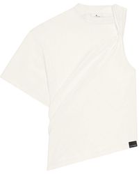 Courreges - Twist Asymmetrical T-Shirt - Lyst