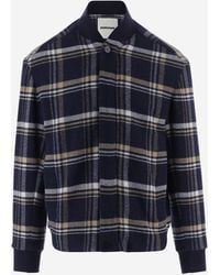 DARKPARK - Wool And Cashmere Jacket With Check Pattern - Lyst