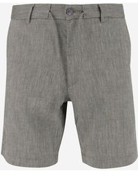 BOSS - Stretch Linnen Blend Short Pants - Lyst