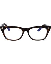 Tom Ford - Rectangular Optical Ft6131 B 052 - Lyst