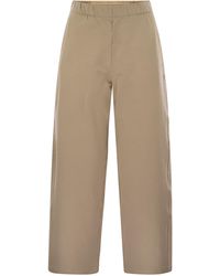 Max Mara - Filovia Silk y algodón Pantalones de vellón - Lyst