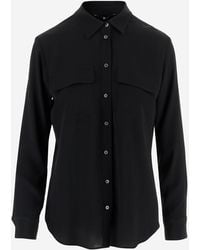 F.it - Acetate And Silk Shirt - Lyst