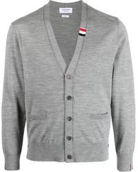Thom Browne - Wool Cardigan - Lyst