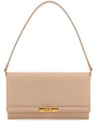 Dolce & Gabbana - Powder Leather Marlene Clutch - Lyst