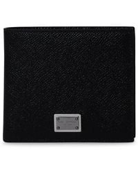 Dolce & Gabbana - Black Lear Wallet - Lyst