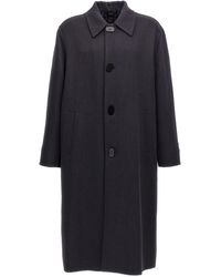 Fendi - Abrigo de lana doble - Lyst