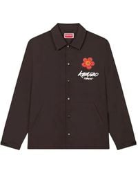 KENZO - Giacca Per Camicia Con Dettagli Floreali X Futura 2000 - Lyst