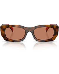 Prada - Sonnenbrille Prb05 S 01 K90 Q Juniper Tortoise Cotto/Braun Damen - Lyst