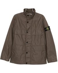 Stone Island - Cotton Blend Jacket - Lyst