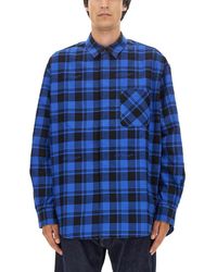 Off-White c/o Virgil Abloh - Checked Flannel Shirt - Lyst