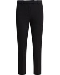 Max Mara - Stretch Cotton Blend Pants - Lyst