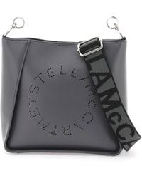Stella McCartney - Stella Mc Cartney Crossbody Bag mit perforiertem Stella -Logo - Lyst