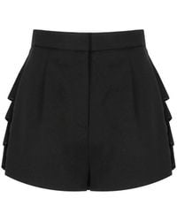 Elisabetta Franchi - Shorts With Flounces - Lyst