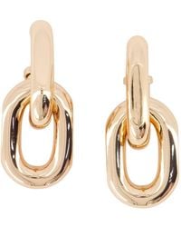 Rabanne - Pendientes de oro rosa de aluminio - Lyst