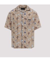Prada - Viscose And Silk Shirt - Lyst