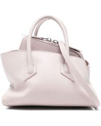 The Attico - La Passeggiata Mini Leather Shoulder Bag - Lyst