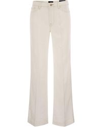7 For All Mankind - 7 Pour tous les jeans évasés à haute taille à Dojo moderne de l'humanité - Lyst