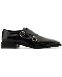 Ferragamo - Salvatore Leather Caracas Monk Strap Shoes - Lyst