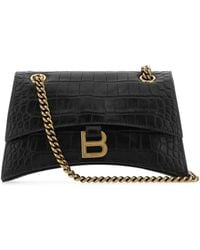 Balenciaga - Crush Chain Small Leather Shoulder Bag - Lyst
