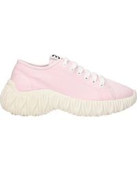 Miu Miu - Sneakers Donna Tessuto Rosa/Alabastro - Lyst