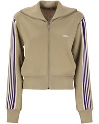 Autry - Knitted Tennis Style Zip Sweatshirt - Lyst